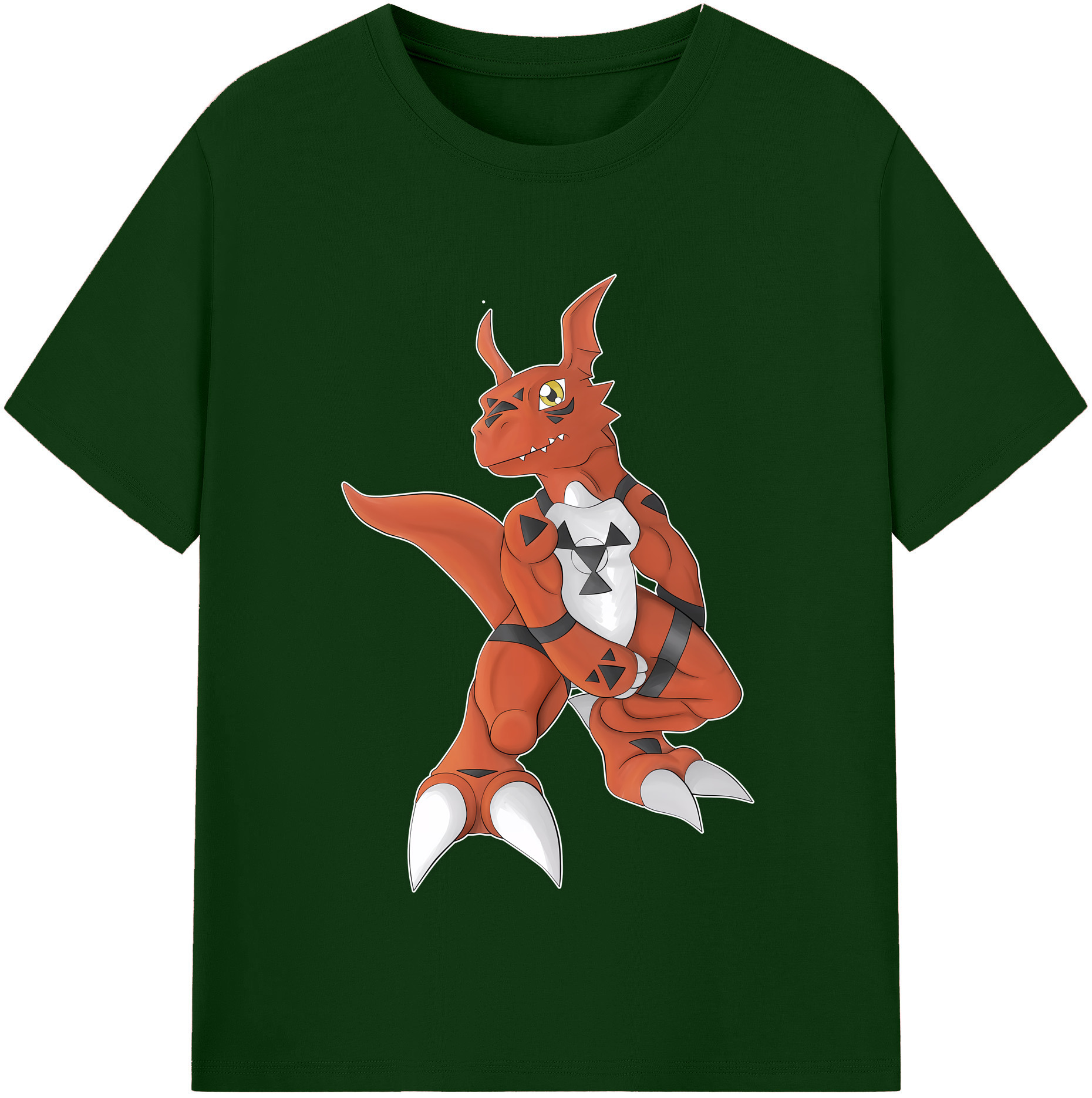 （画像用） Digimon デジタルモンスター/デジモン 綿100％半袖Tシャツ（フロントプリント）